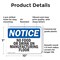Signmission No Food Or Drinks On Manufacturing Floor, 10 in W x Rectangle, Plastic OS-2PACK-NS-P-710-L-14615 - alternate 2
